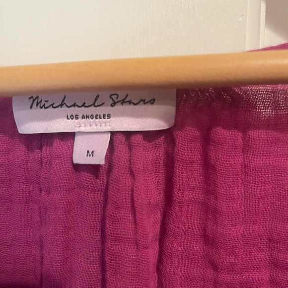 Michael Stars Fuchsia Blouse M - Picture 3 of 5